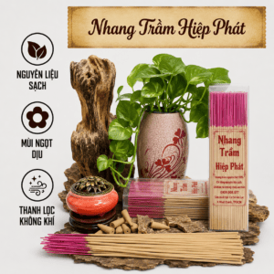 Nhang Trầm Cây Hộp Thơm Dịu Ngọt.