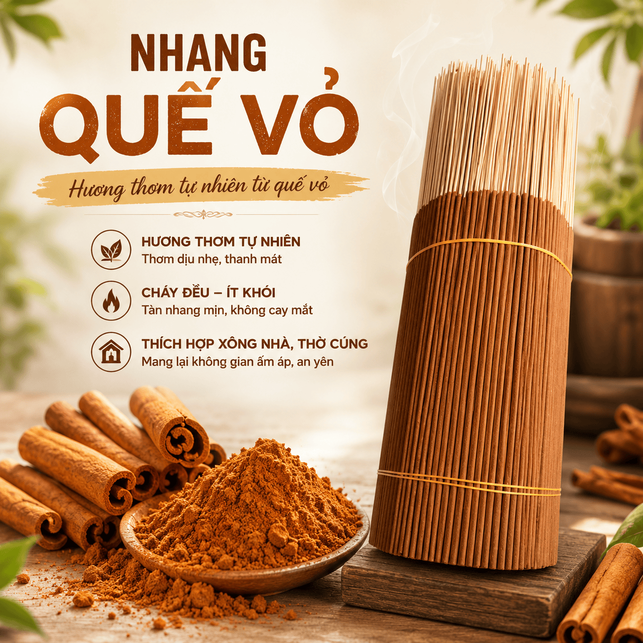 Nhang quế vỏ Hiệp Phát