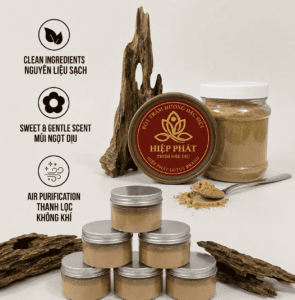 Bột Trầm Xông Nhà Thơm VIP Hủ 100G