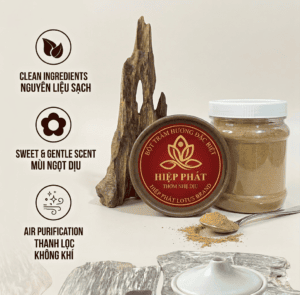 Bột Trầm Xông Nhà Thơm VIP Hủ 100G