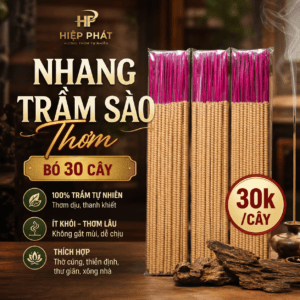 Nhang Trầm Sào Thơm Đặc Biệt Dài 50cm 30K/Cây