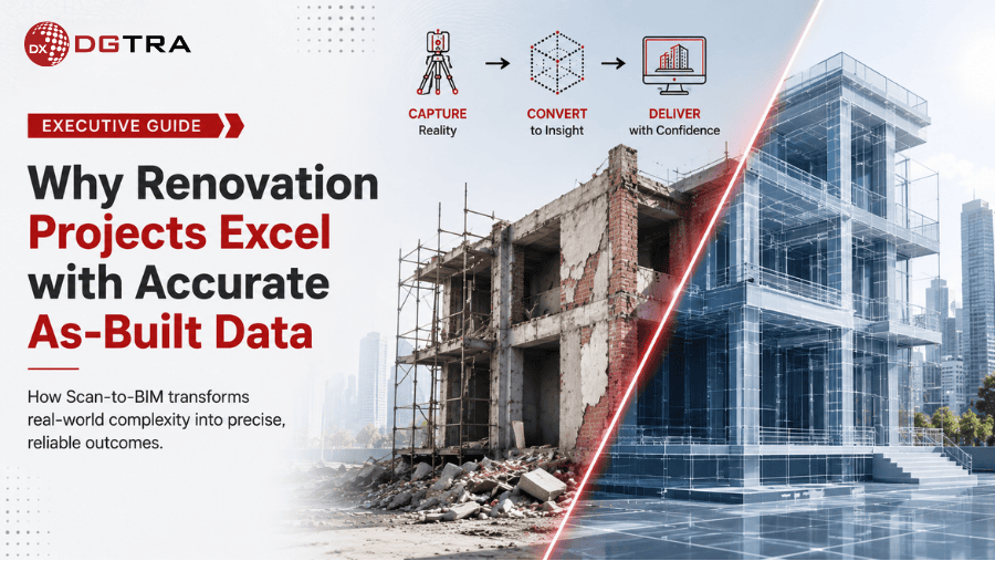 Why Renovation Projects Excel with Accurate As-Built Data