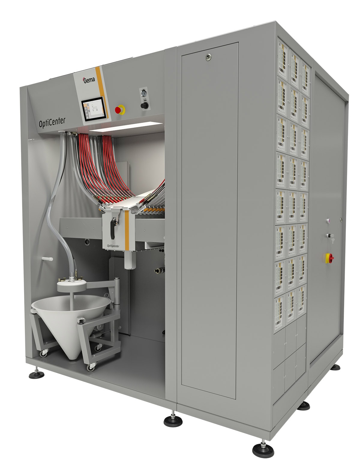 CENTRALE DE POUDRAGE OPTICENTER POUR CABINE AUTOMATIQUE - GEMA