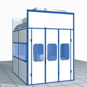 Cabine de peinture à ciel ouvert