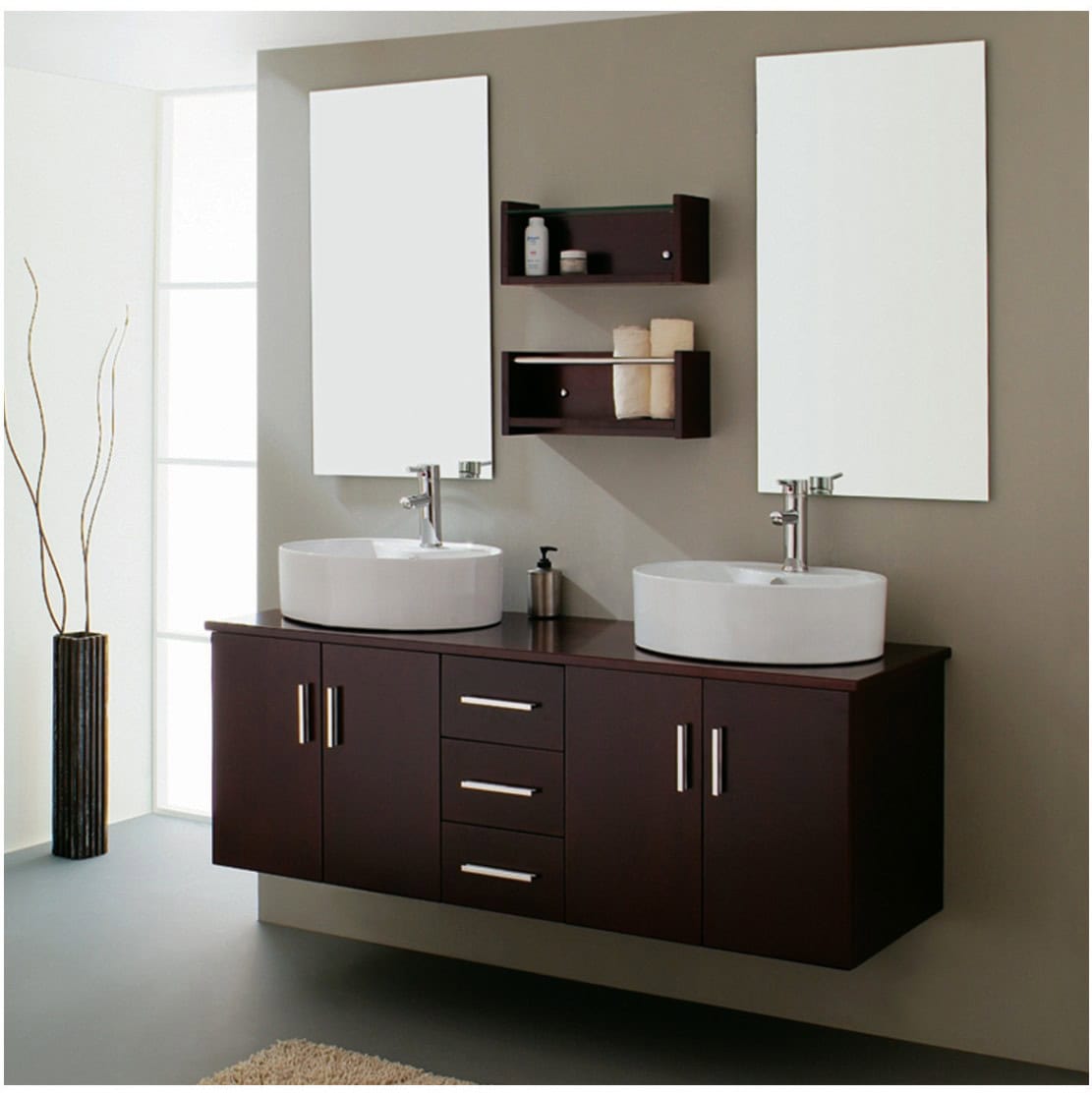 Modern bathroom vanity