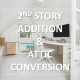 2nd Story Addition & Attic Conversions Remodeling Houston