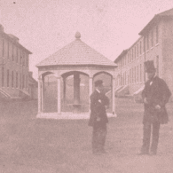 [View of the prisoners' barracks, Campbell Street]