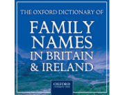 Oxford Dictionary of Family Names in Britain and Ireland website