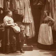 Photograph - old clothes of St Giles - from 'Street Life in London, 1877'