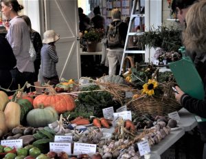 A photo of produce on a table
