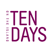 Ten Days on the Island logo.