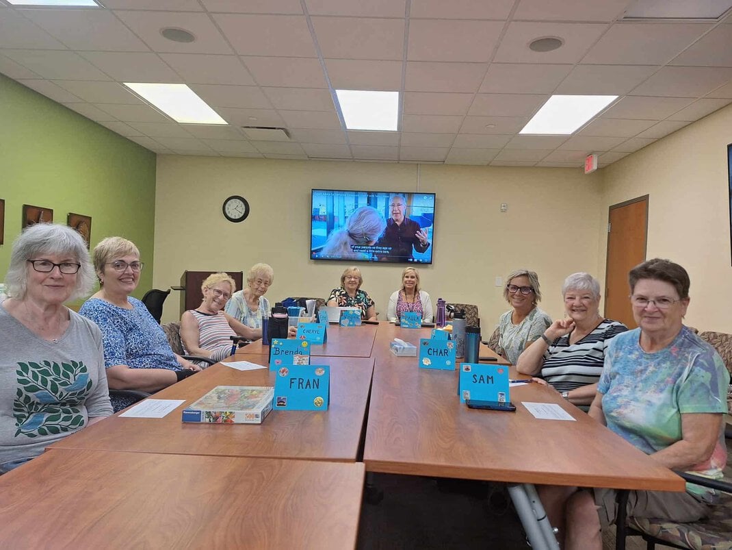 caregiver support group meeting elderly care