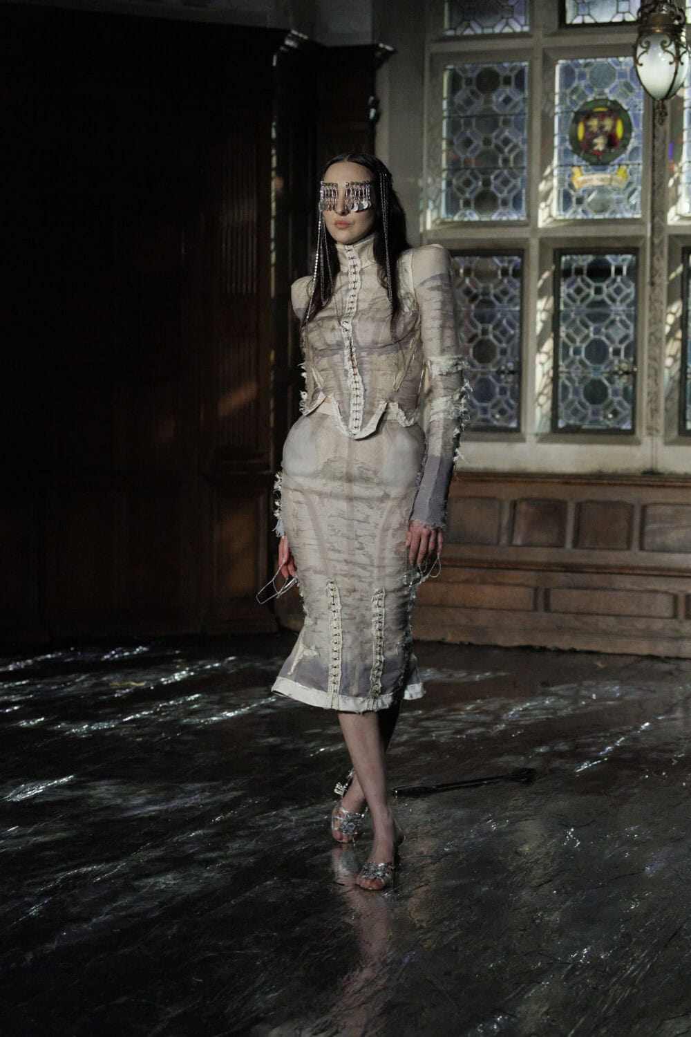 dilara fndkolu mini dress Dilara Findikoglu Girl In A Room Lace-trimmed Silk Mini Dress - Women - White Dresses