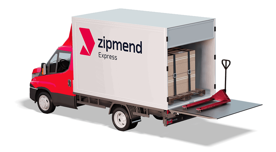 Transporter mit Hebebühne