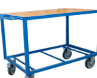 Servante établi, 1 plateau bois médium, 1300 x 800 mm, 500 kg