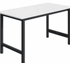 Table de Travail L1200-P750 MELAMINE 19 mm hauteur 819 mm GA