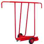 Chariot porte-panneaux 400 kg roues caoutchouc Ø 250 mm