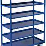 Servante multi-niveaux, 6 plateaux, 400 kg