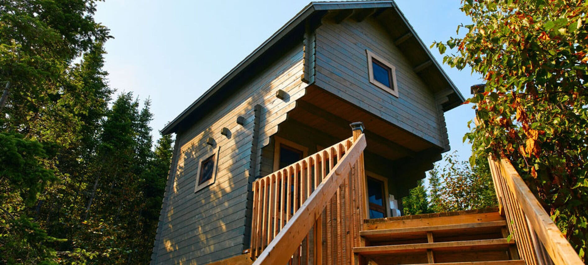 Refuge Perché Camping Annie en Gaspésie Location de terrain de camping pour toute la famille