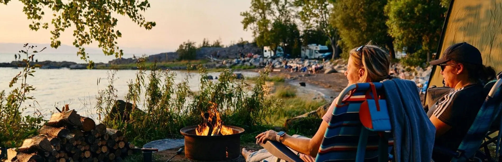 Bord du fleuve demi lieue (1) Camping Union - Camping De la Demi-lieue dans la région de Chaudière Appalaches