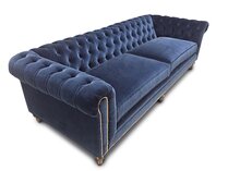 Fitzgerald como Indigo velvet chesterfield