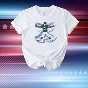 Philadelphia Eagles Philly Football Snow Angel T-Shirt