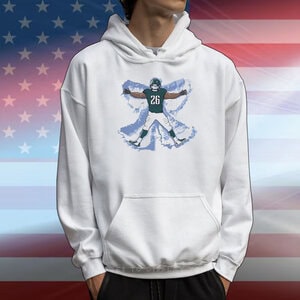 Philadelphia Eagles Philly Football Snow Angel T-Shirt