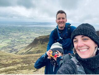 The Dawson Family out hiking in Sligo.