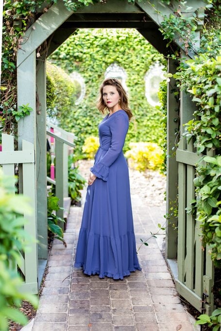 sachin and babi light blue dress Holiday Dresses