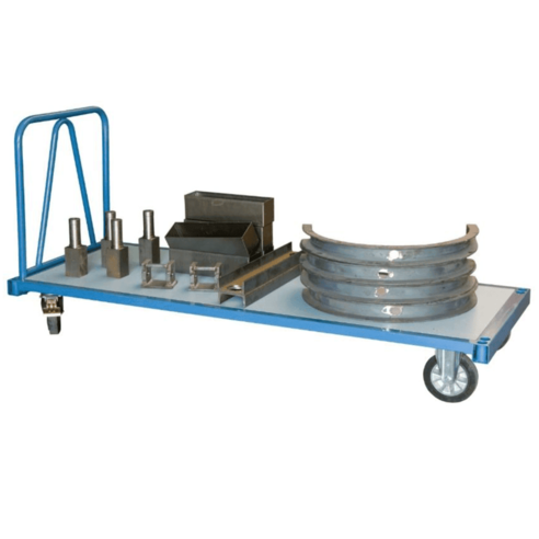 Chariot modulaire charges longues, 1 dossier, 1600 x 800 mm, roues losange, 1200 kg