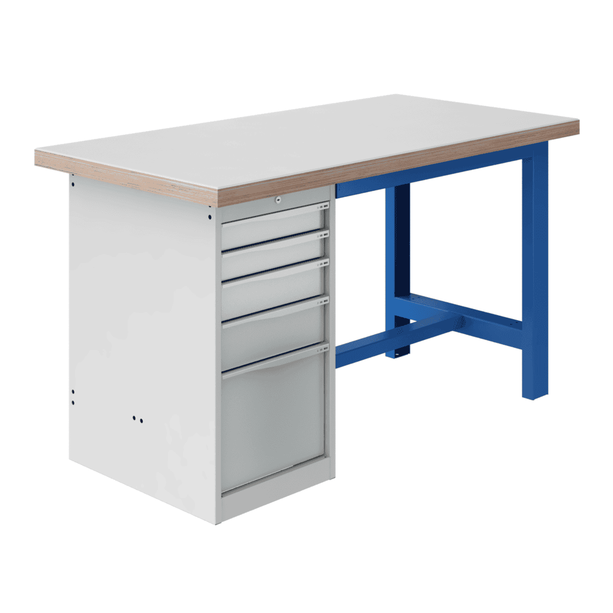 Etabli SI pour Coffre h675 Fixe - Plateau Multiplis PEHD45 l1800 p750 Départ