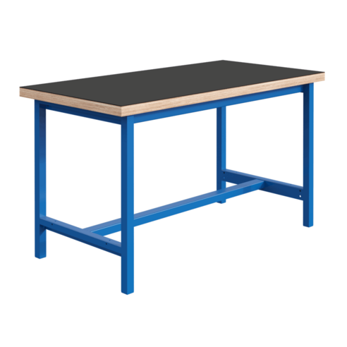 Etabli PTH Fixe - Plateau Multiplis caoutchouc CAOUT42 l2400 p750
