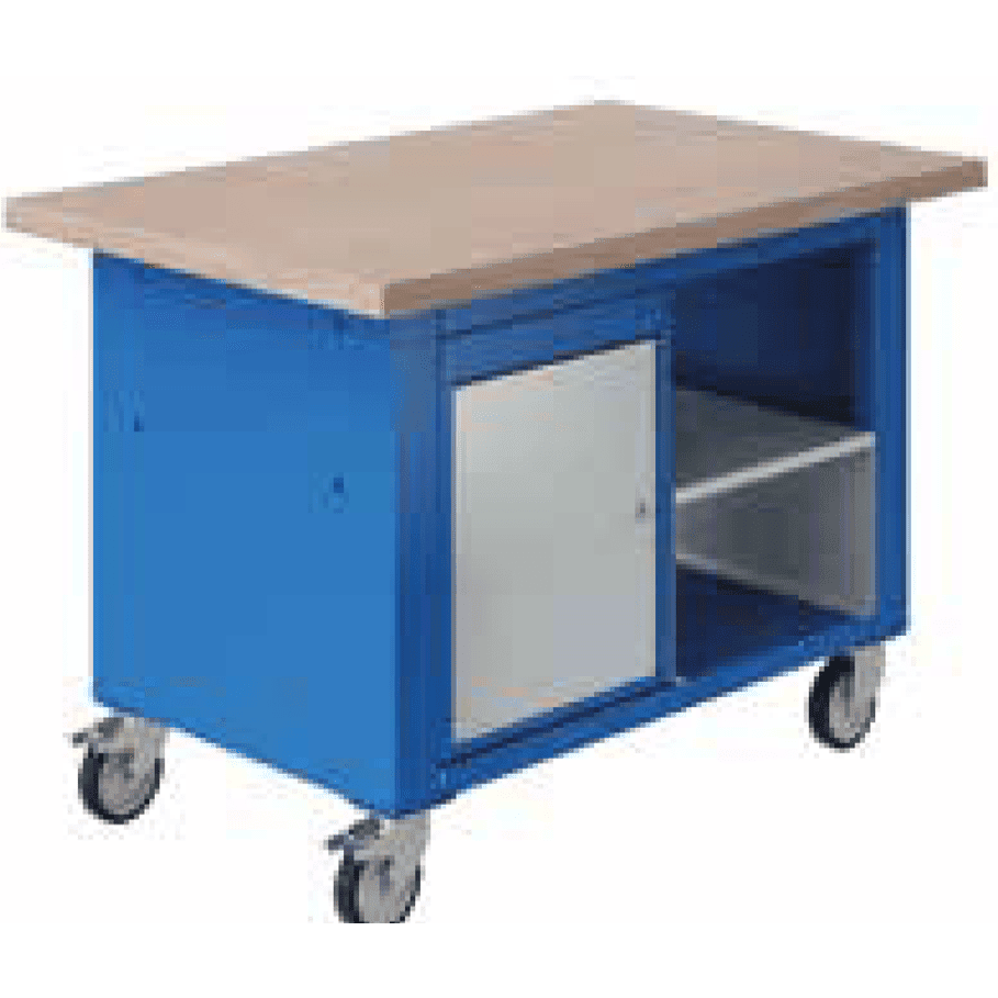 Etabli MOBILE SIT 1 Porte 1 étagère intermédiaire + 1 étagère L1200 P750 H840