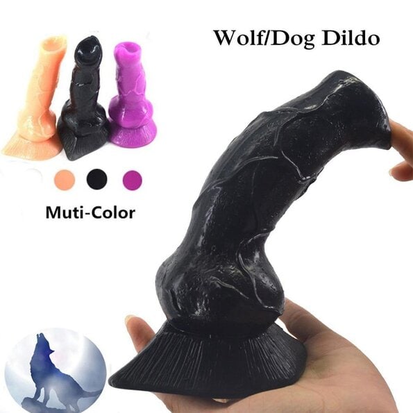 Real Animal Wolf/Dog Dildo Women Masturbator - womyra Store