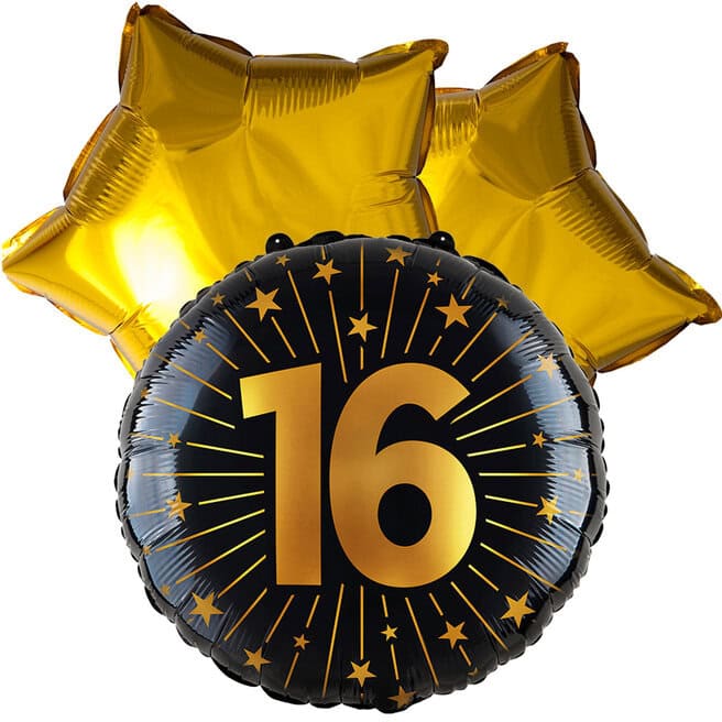 Folie ballon Cijfer 3 Stippen (92 cm) - De verkleedzolder, voor al uw feestartikelen