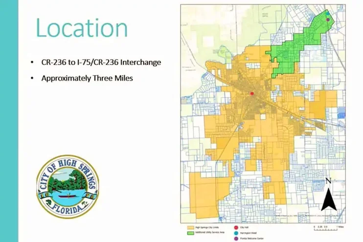 High Springs Interchange Map