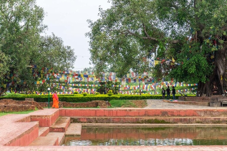 Sacred Pond, Lumbini, Nepal