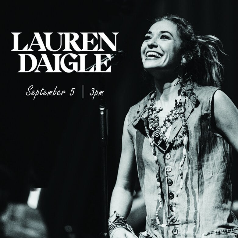 Lauren Daigle performing live at 2026 concerts