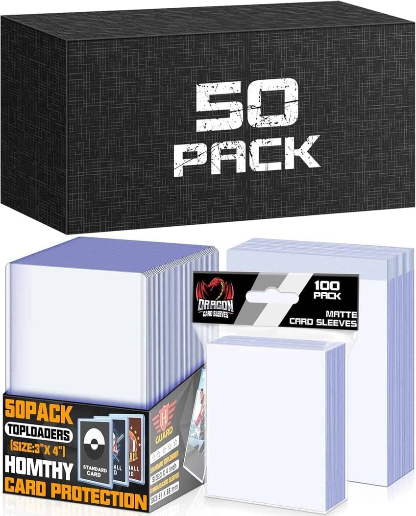 homthy card sleeves Amazon.com: Sleeve Kings Standard Card Sleeves – 110 Count, Clear 60 Micron  Thickness, Large Size (70 x 120 mm), Compatible with Cascadia & More – SKU:  SKS-8814 : Toys & Games main image 0