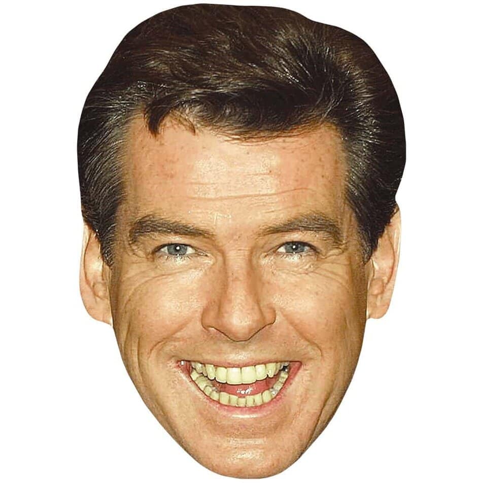 Piers Brosnan Card Mask Piers Brosnan Card Mask