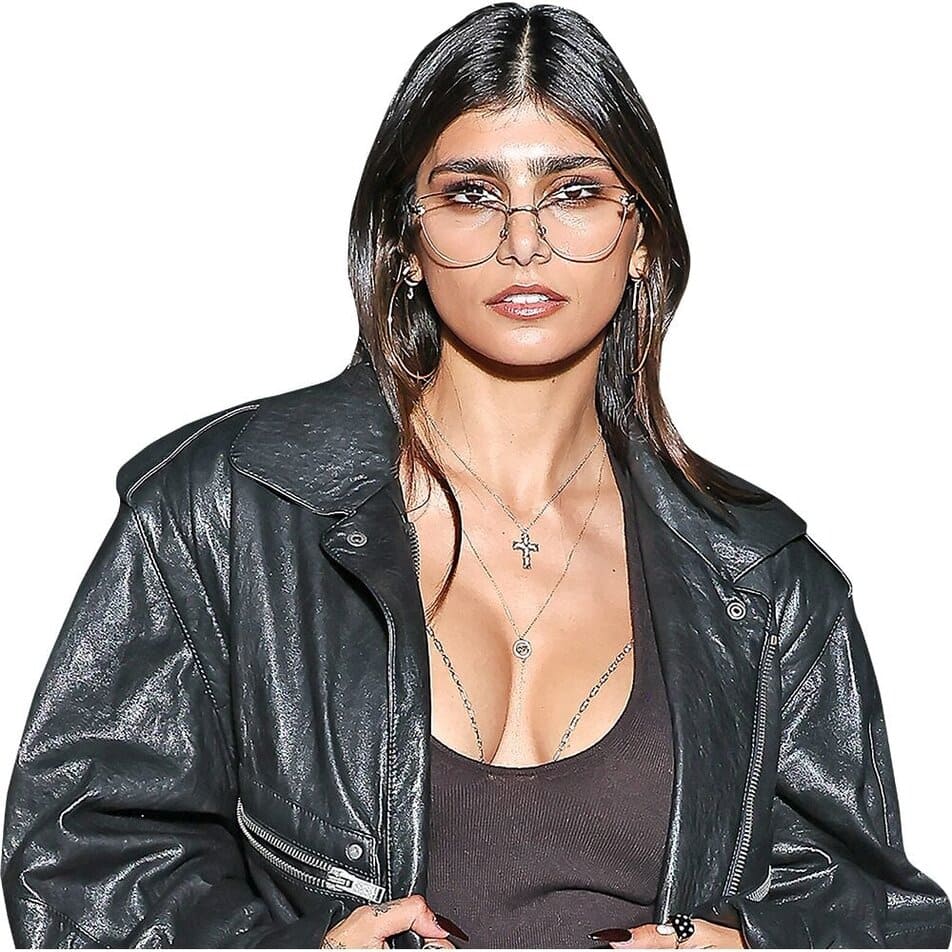 Mia Khalifa (Jacket) Half Body Buddy - Celebrity Cutouts