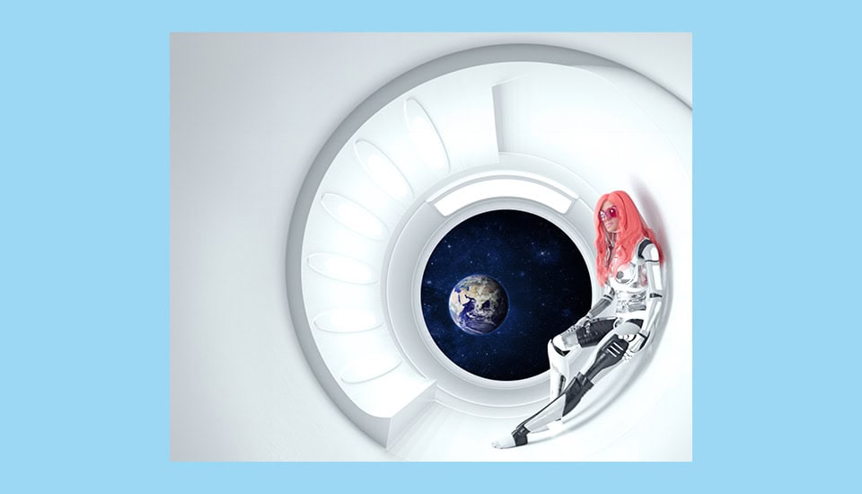Image of VNCCII in a space station.