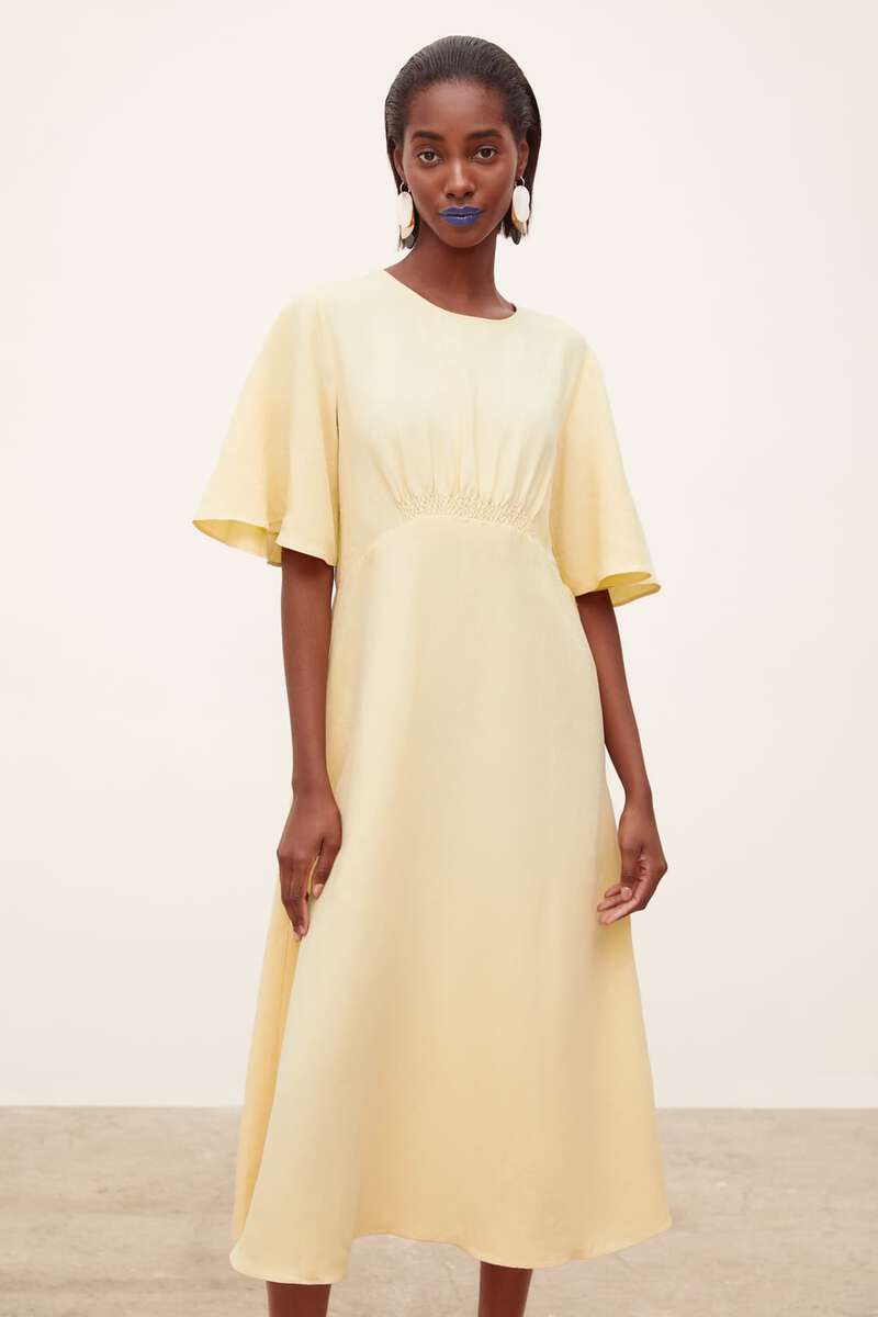 knee length dresses for ladies Favorite Daughter - The Favorite Mini Linen Dress main image 0
