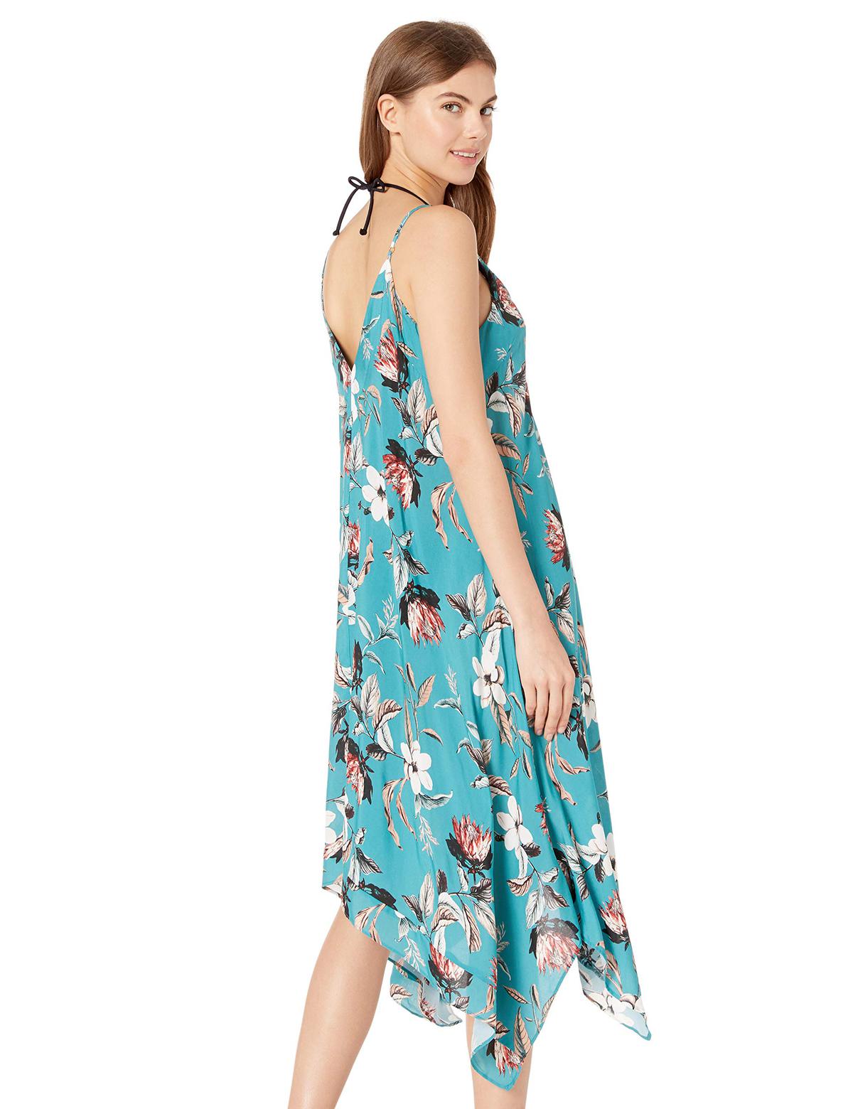 high low beach dresses Carlie Swim Dress in Sweet Cherry Check- Misses and Plus (S-3X) Sweet Cherry Check / S