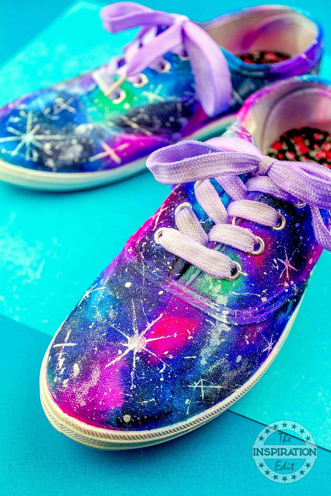 Painted Shoes Galaxy Sneakers Diy Sneakers Diy Galaxy Vans Vans