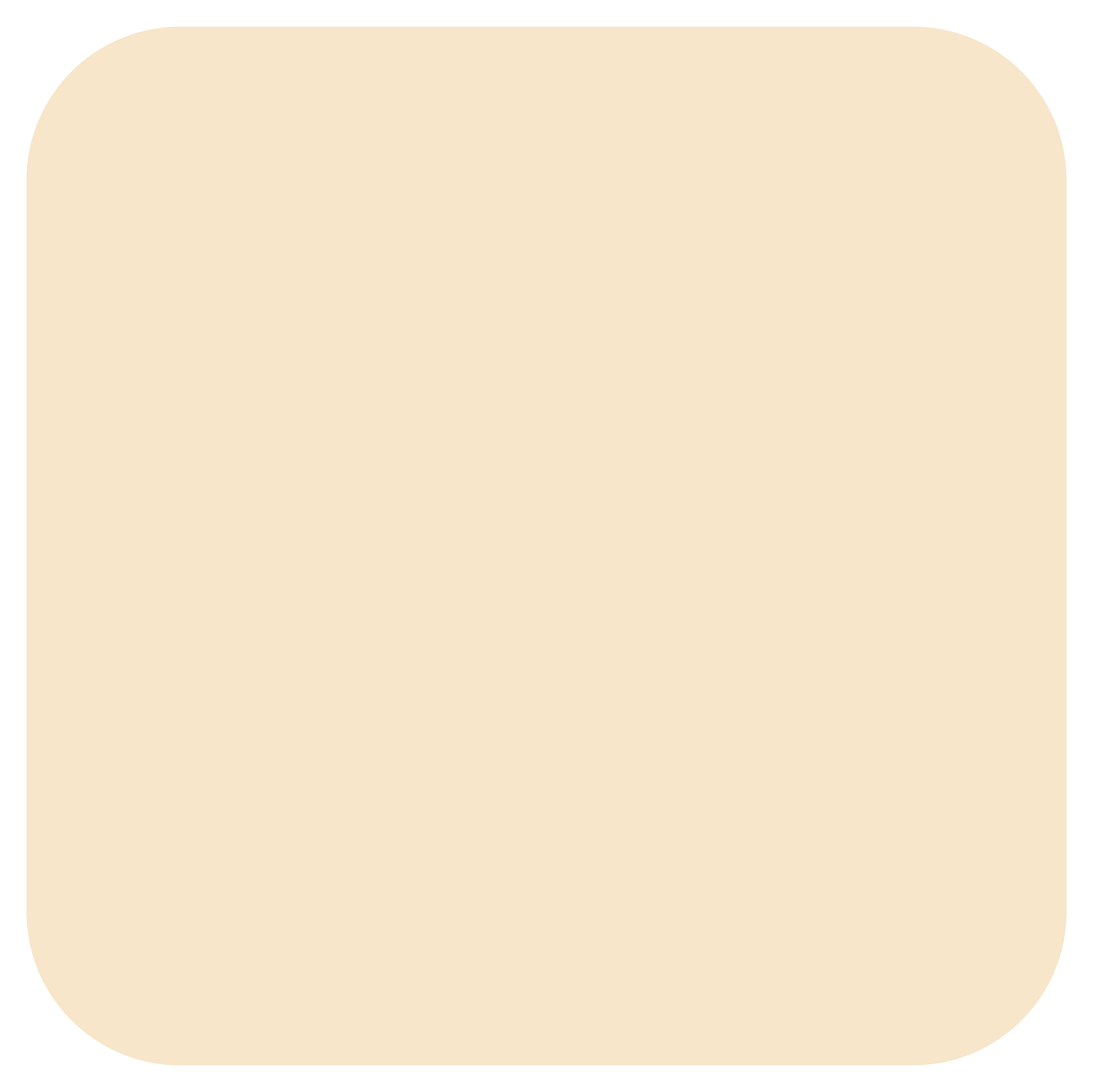 A square with rounded corners, filled with a light beige color, seamlessly complements the aesthetic seen in our Metal Roof Gallery.