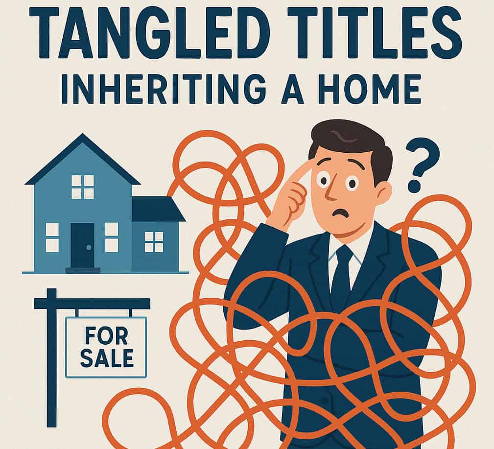 Confused about inherited home titles, real estate, and property law issues.