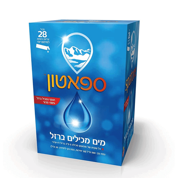ספאטון – מים המכילים ברזל 100% טבעי – 28 שקיקים
