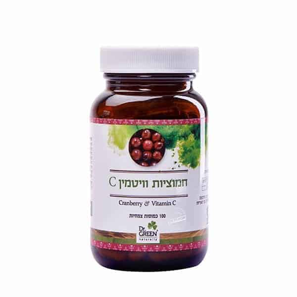 חמוציות וויטמין סי – 100 כמוסות – ד”ר גרין