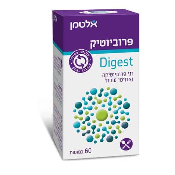 פרוביוטיק דייג’סט DIGEST – מכיל 60 כמוסות – אלטמן